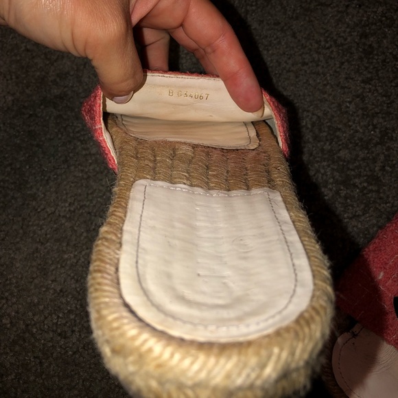 Pink/black Chanel Tweed CC Slide Espadrilles size 36 - Picture 3 of 10